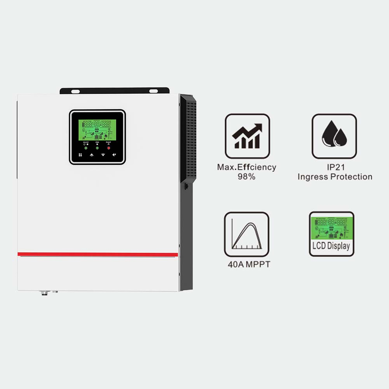 Оригинальный заводской 1KW 12V Off Grid Солнечный инвертор Victor NMS Series 40A MPPT Контроллер солнечного зарядного устройства 